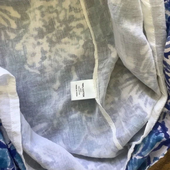 Fitzroy & Willa Blue/White Floral Print Maxi Dress Cotton Sleeveless
… - Picture 11 of 11